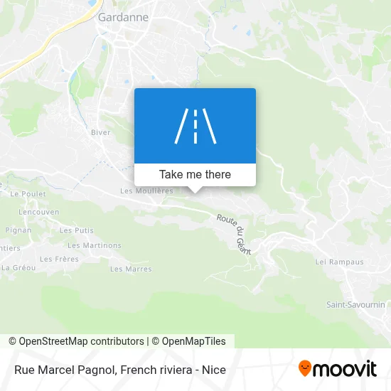 Mapa Rue Marcel Pagnol