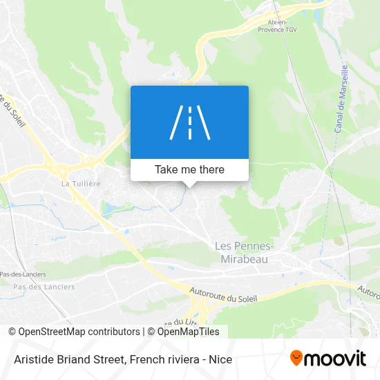 Rue Aristide Briand map
