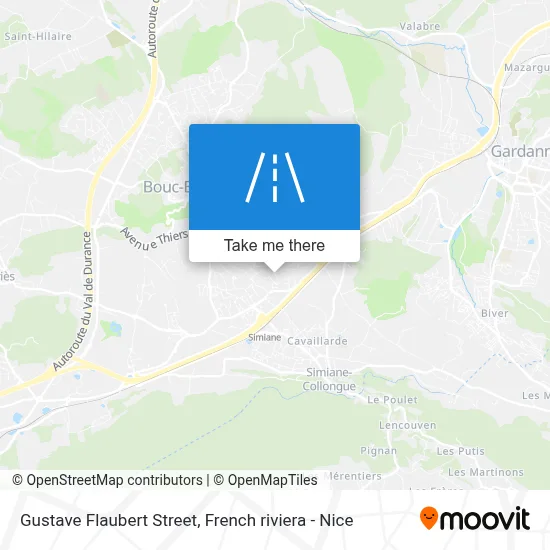 Rue Gustave Flaubert map