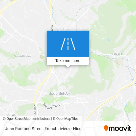 Rue Jean Rostand map