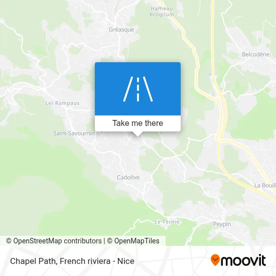 Chemin De La Chapelle map