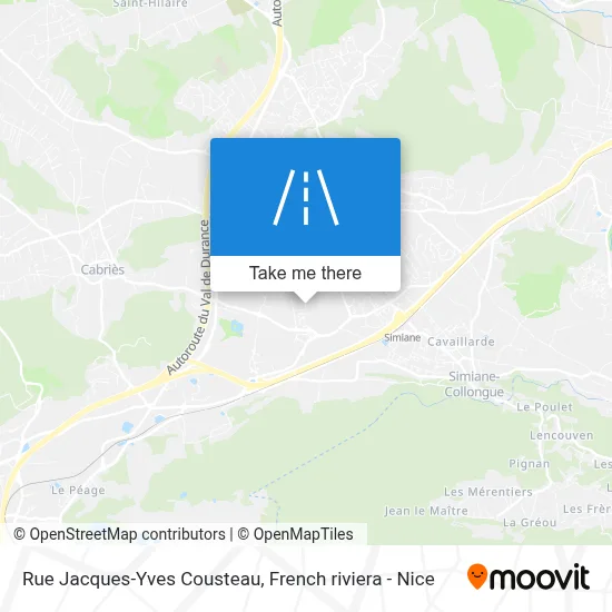 Rue Jacques-Yves Cousteau map