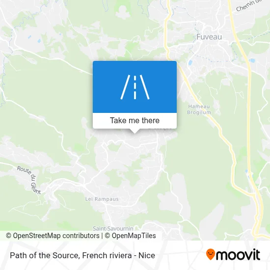 Chemin De La Source map