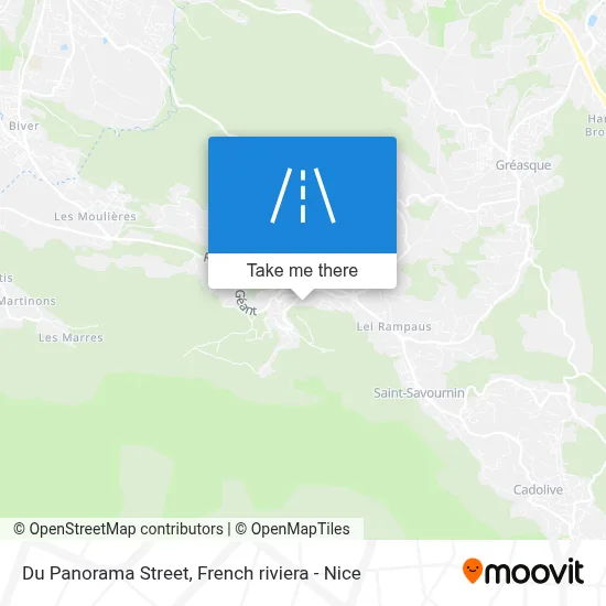 Rue Du Panorama map