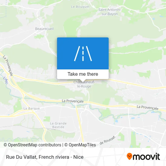 Rue Du Vallat map