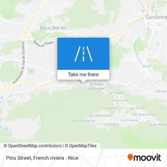 Rue Des Pins map