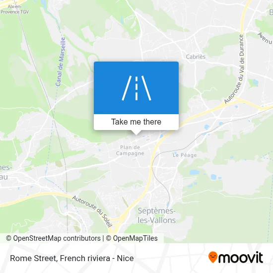 Mapa Rue De Rome
