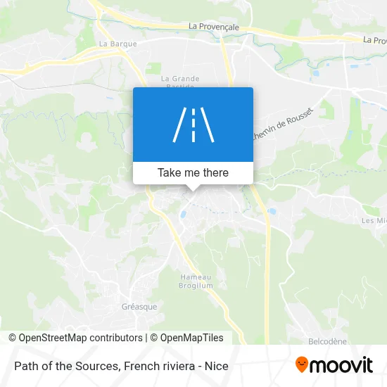 Chemin Des Sources map