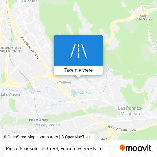Mapa Rue Pierre Brossolette