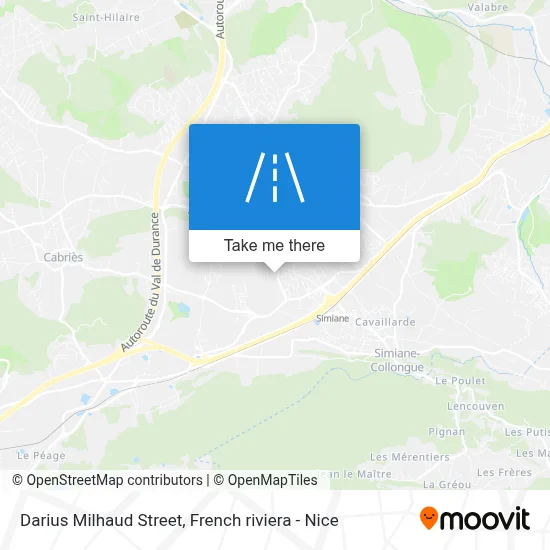 Rue Darius Milhaud map