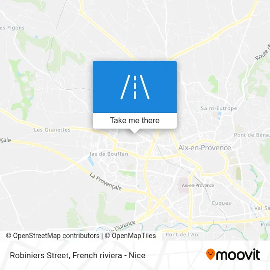 Rue Des Robiniers map