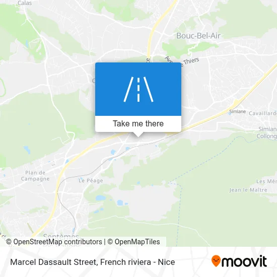 Mapa Rue Marcel Dassault
