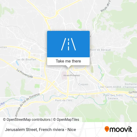 Rue De Jérusalem map