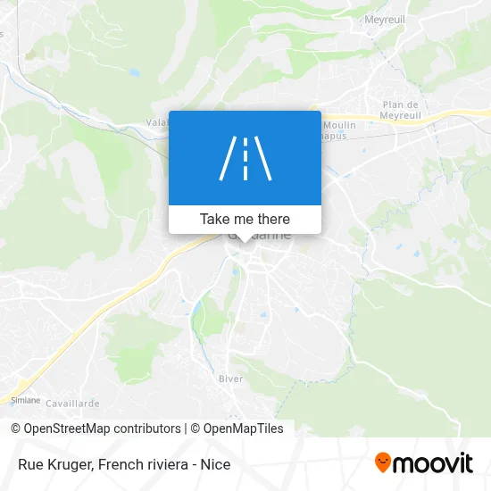Mapa Rue Kruger