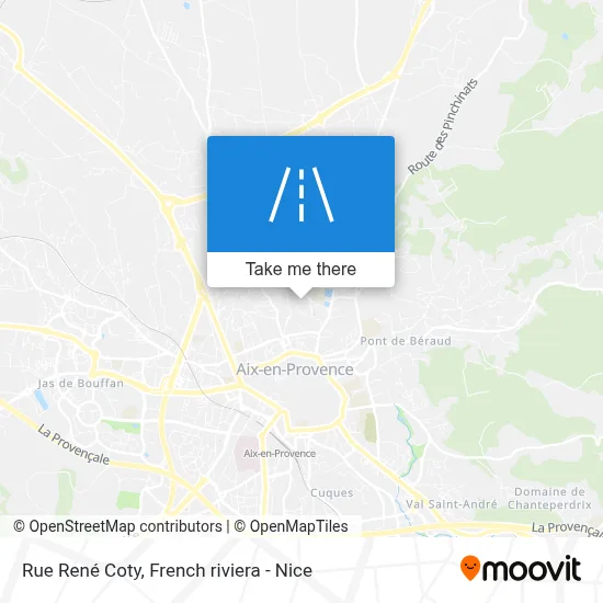 Rue René Coty map