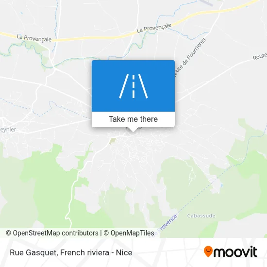 Mapa Rue Gasquet
