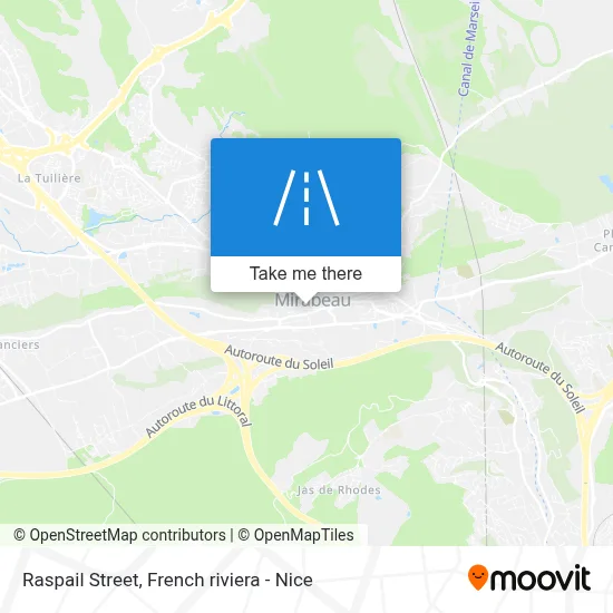 Mapa Rue Raspail