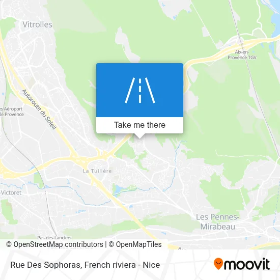 Rue Des Sophoras map