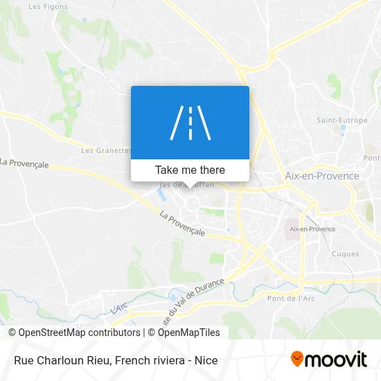Rue Charloun Rieu map