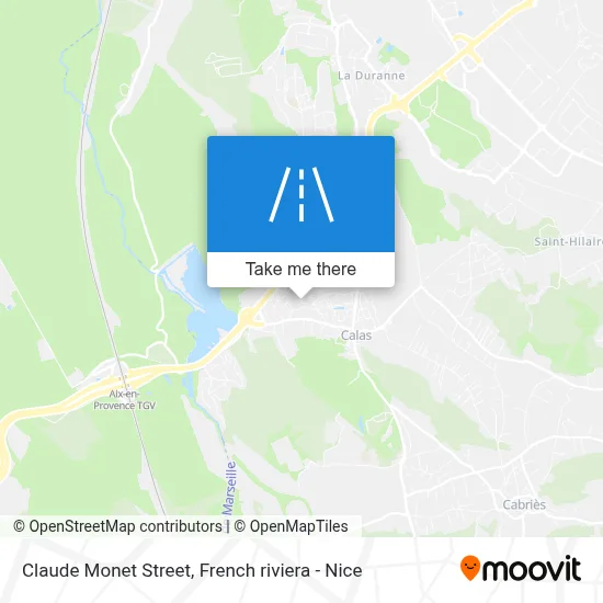 Rue Claude Monet map