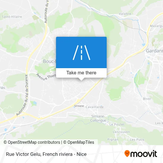 Rue Victor Gelu map