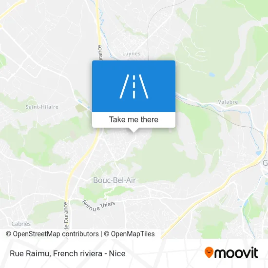 Mapa Rue Raimu