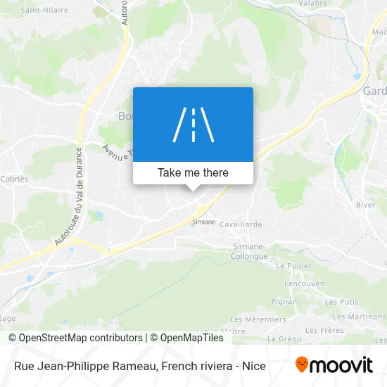 Rue Jean-Philippe Rameau map