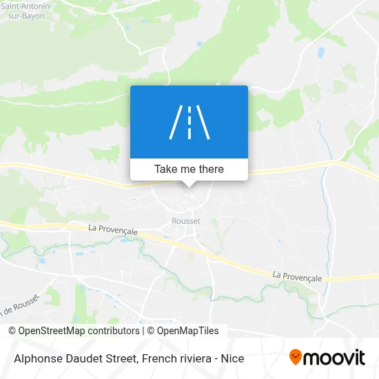 Rue Alphonse Daudet map