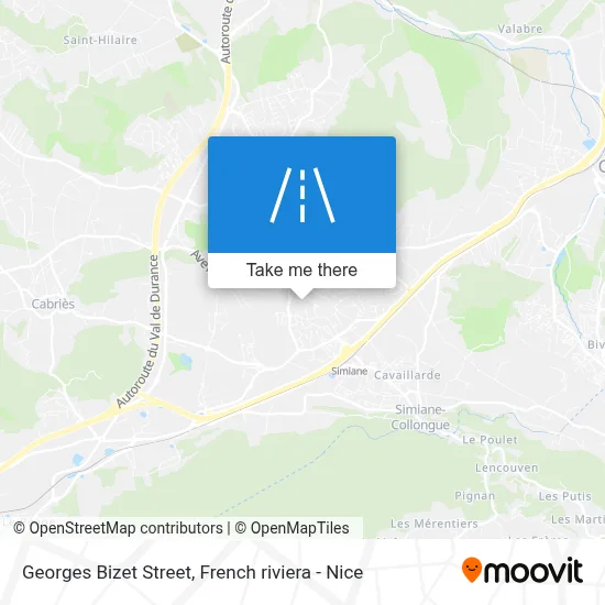 Rue Georges Bizet map