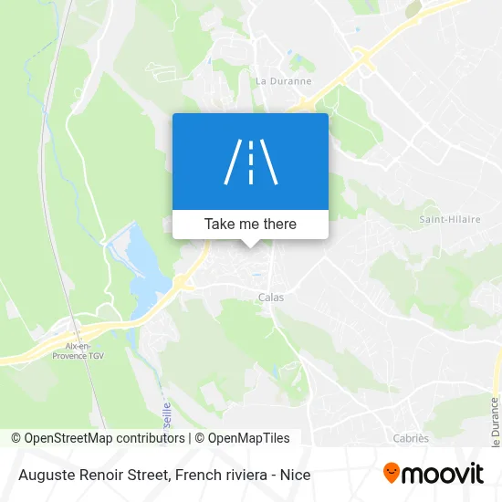 Rue Auguste Renoir map