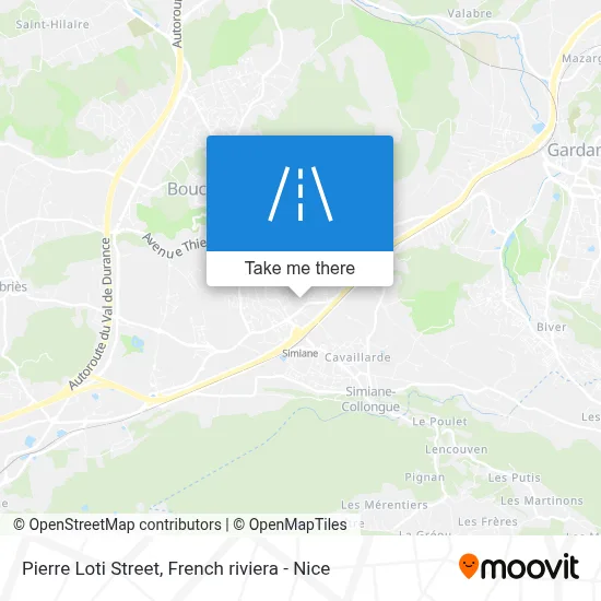 Mapa Rue Pierre Loti