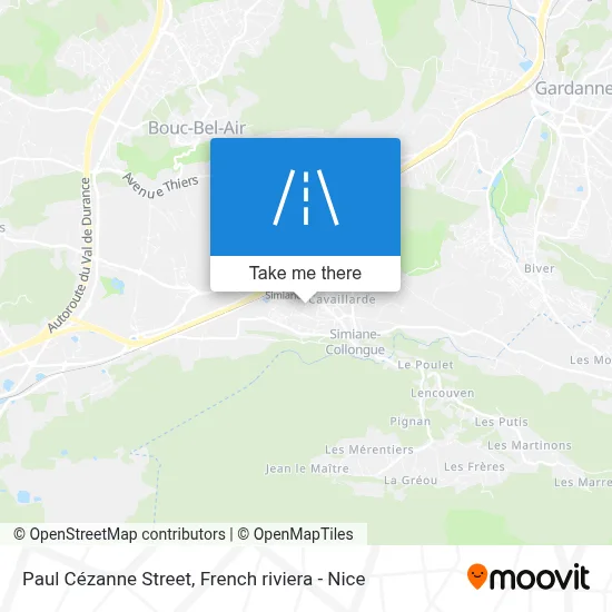 Rue Paul Cézanne map