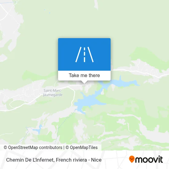 Chemin De L'Infernet map