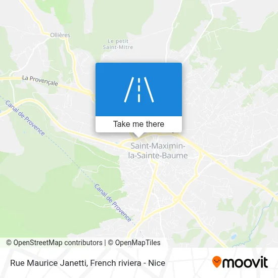 Mapa Rue Maurice Janetti