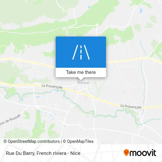 Rue Du Barry map