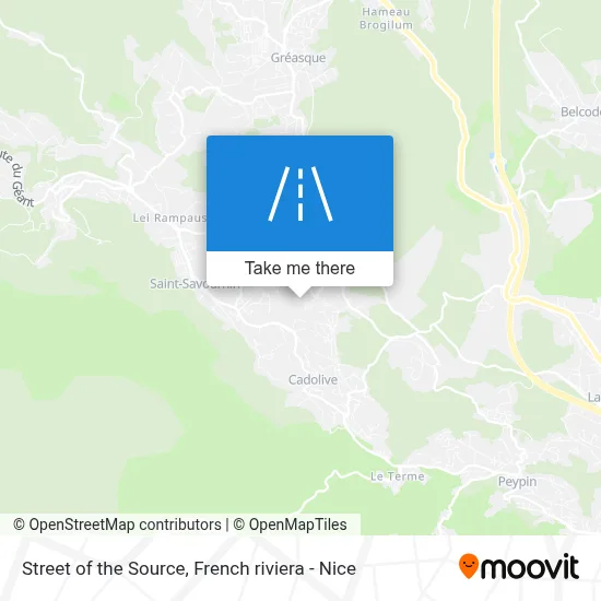 Rue De La Source map