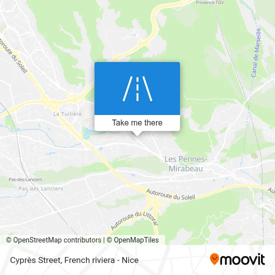 Rue Des Cyprès map