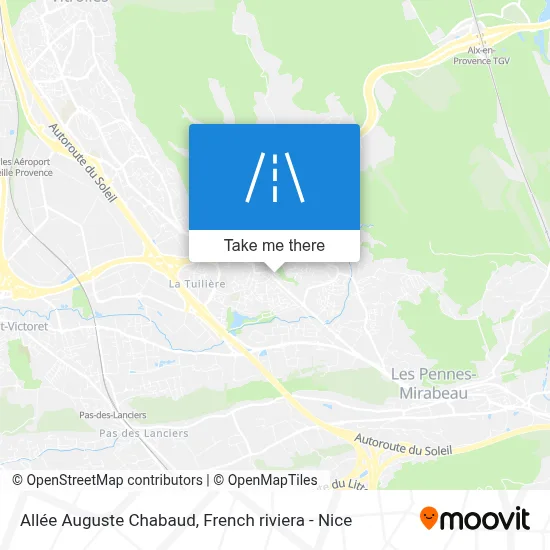 Allée Auguste Chabaud map