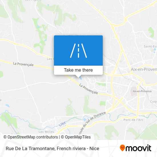 Rue De La Tramontane map