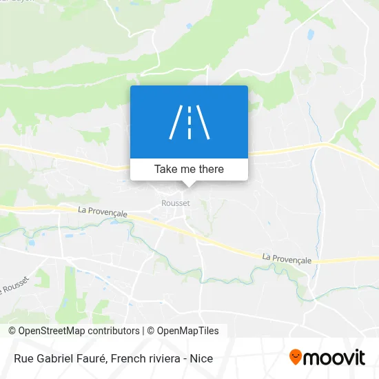 Rue Gabriel Fauré map