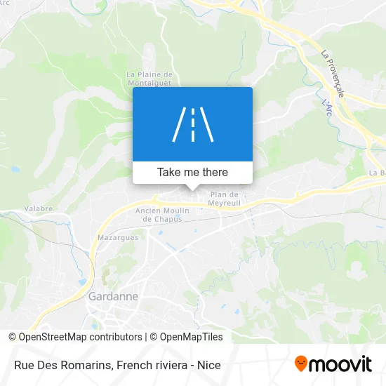 Rue Des Romarins map