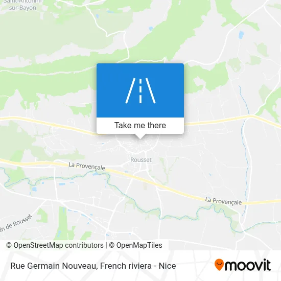 Rue Germain Nouveau map