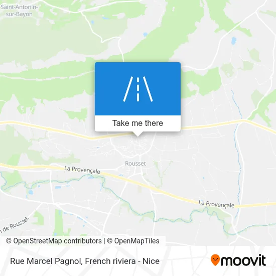 Mapa Rue Marcel Pagnol