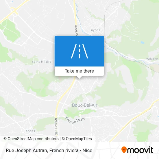 Rue Joseph Autran map