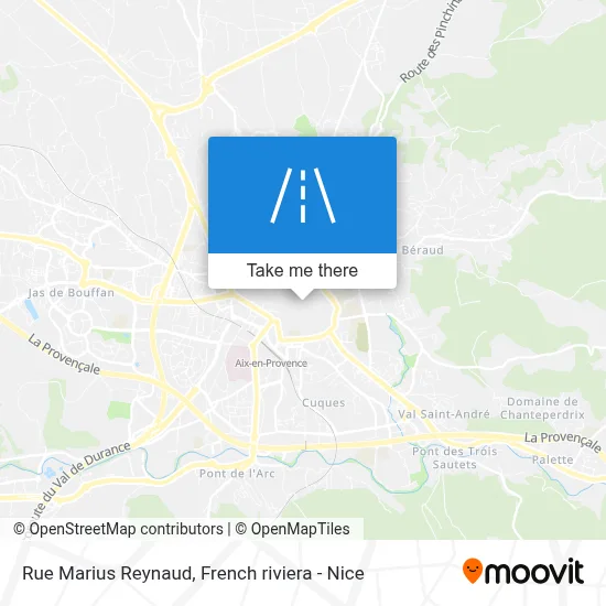 Mapa Rue Marius Reynaud