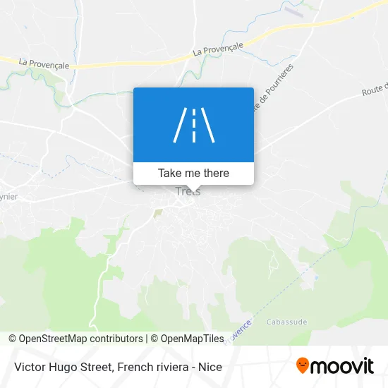 Mapa Rue Victor Hugo