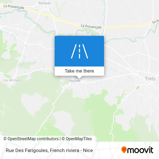 Rue Des Farigoules map