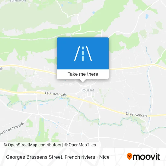Rue Georges Brassens map