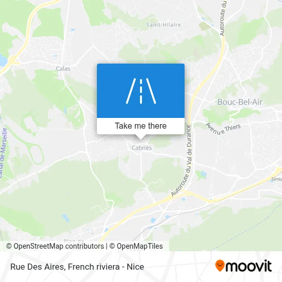 Rue Des Aires map