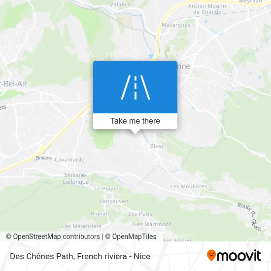 Chemin Des Chênes map
